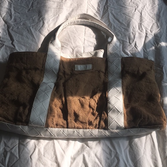 ecologique Handbags - Burlap beach bag